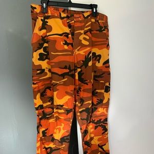 Rothco Camo Pants, orange used